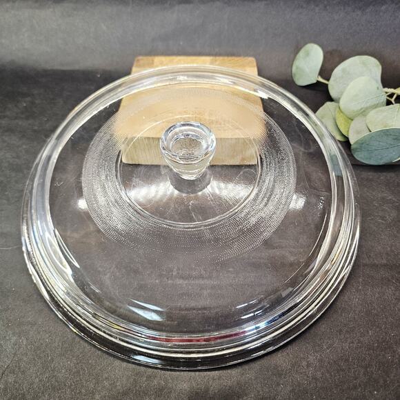 Glass Replacement Lid Mexico 18 Round 9 1/2in ID, 10 1/2in OD, Clear - Picture 2 of 7